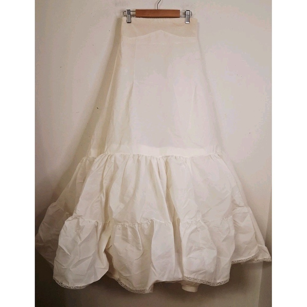 Vintage Petticoat Crinoline Slip Nylon Tulle Layered Full Bridal Petitcoat XS/S